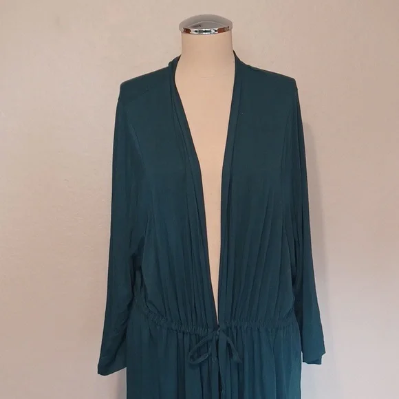 Torrid Super Soft Knit Green Robe Size 3 - Picture 2 of 9